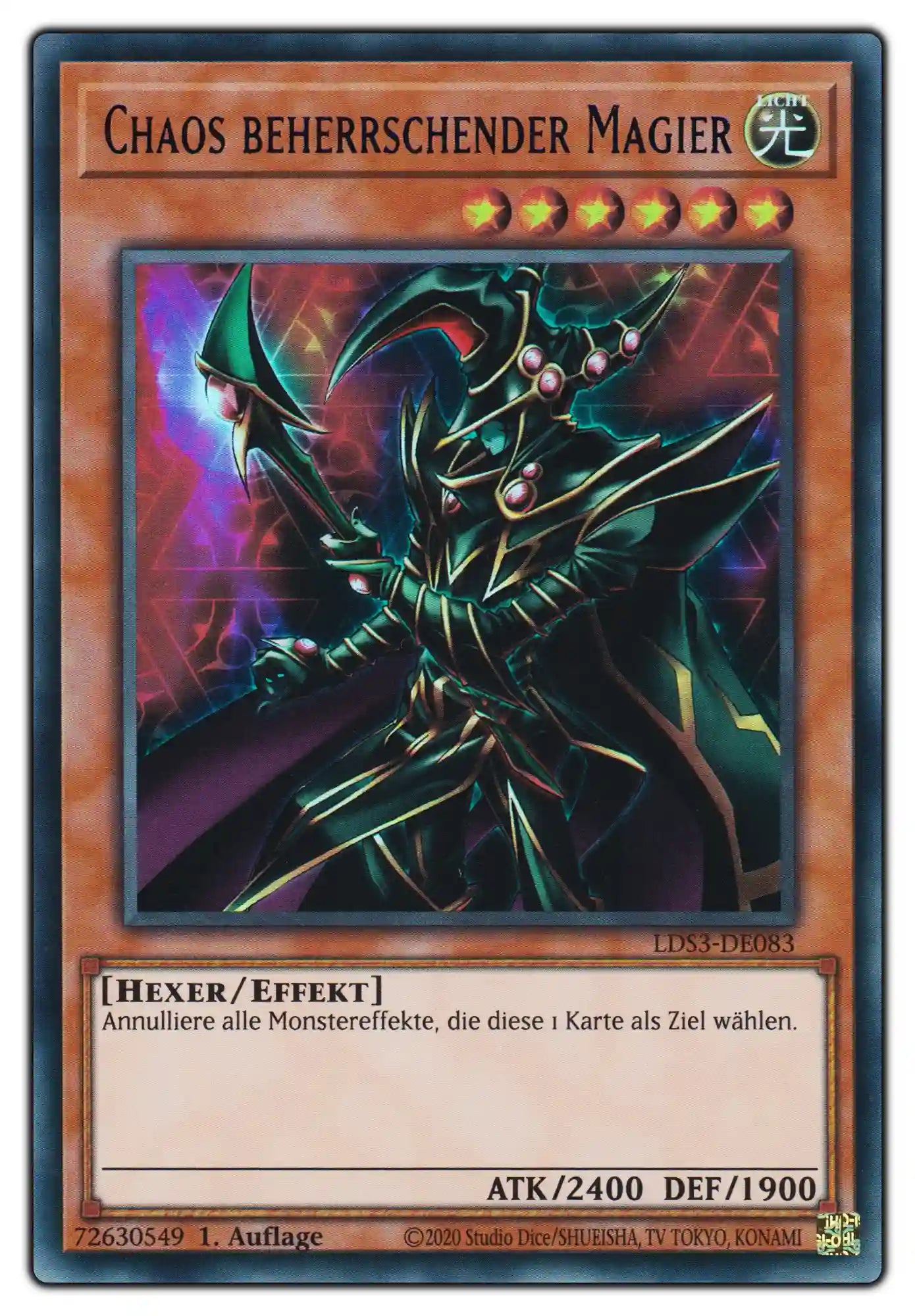 LDS3-DE083 Chaos beherrschender Magier Blue Ultra Rare