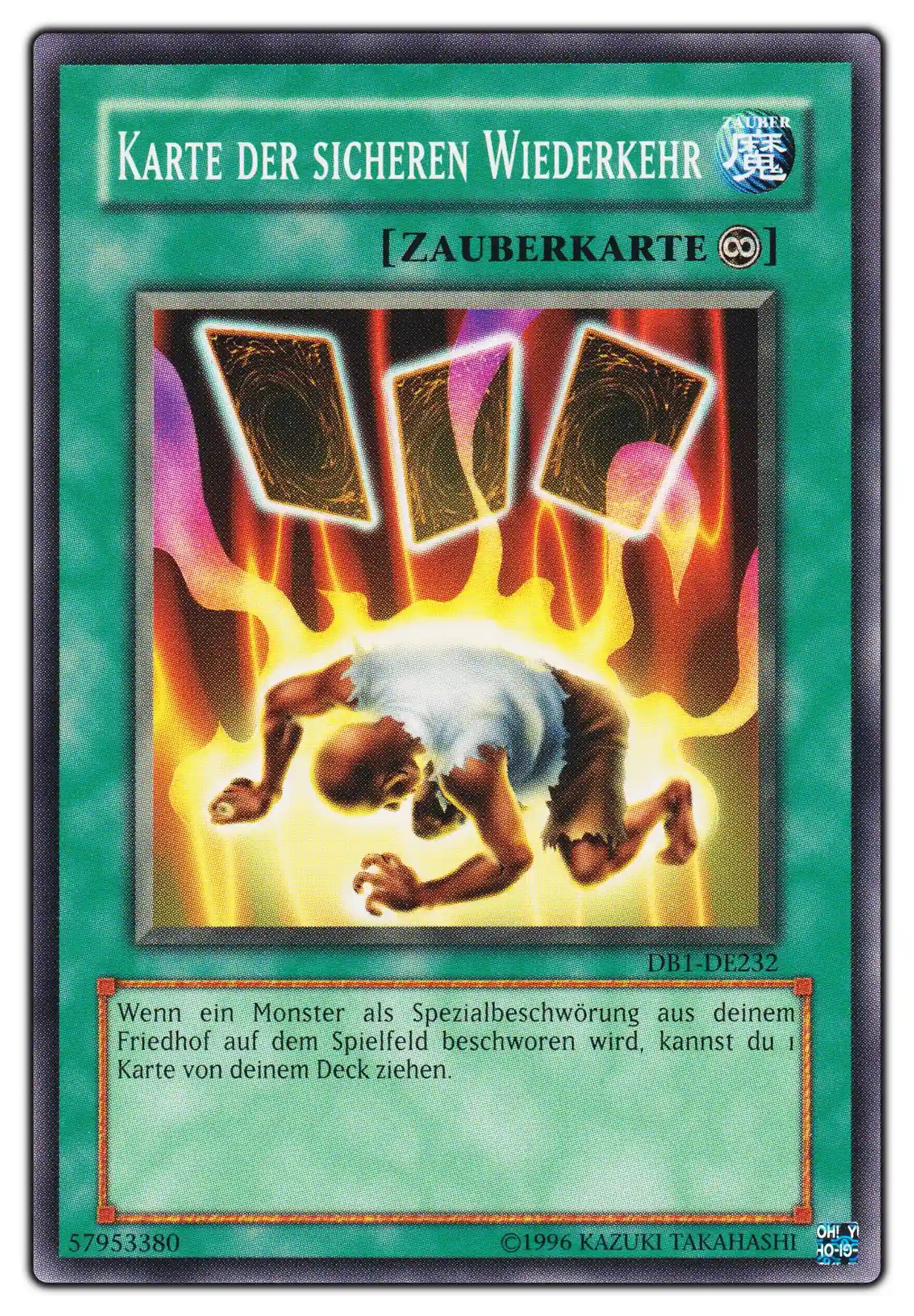 DB1-DE232 Karte der sicheren Wiederkehr