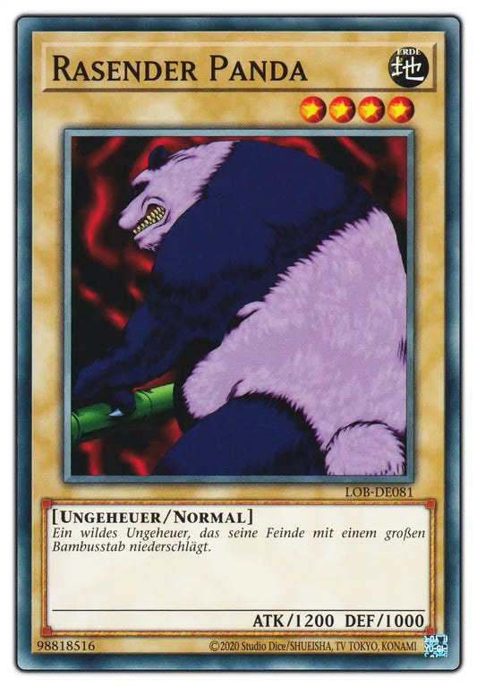 LOB-DE081 Rasender Panda