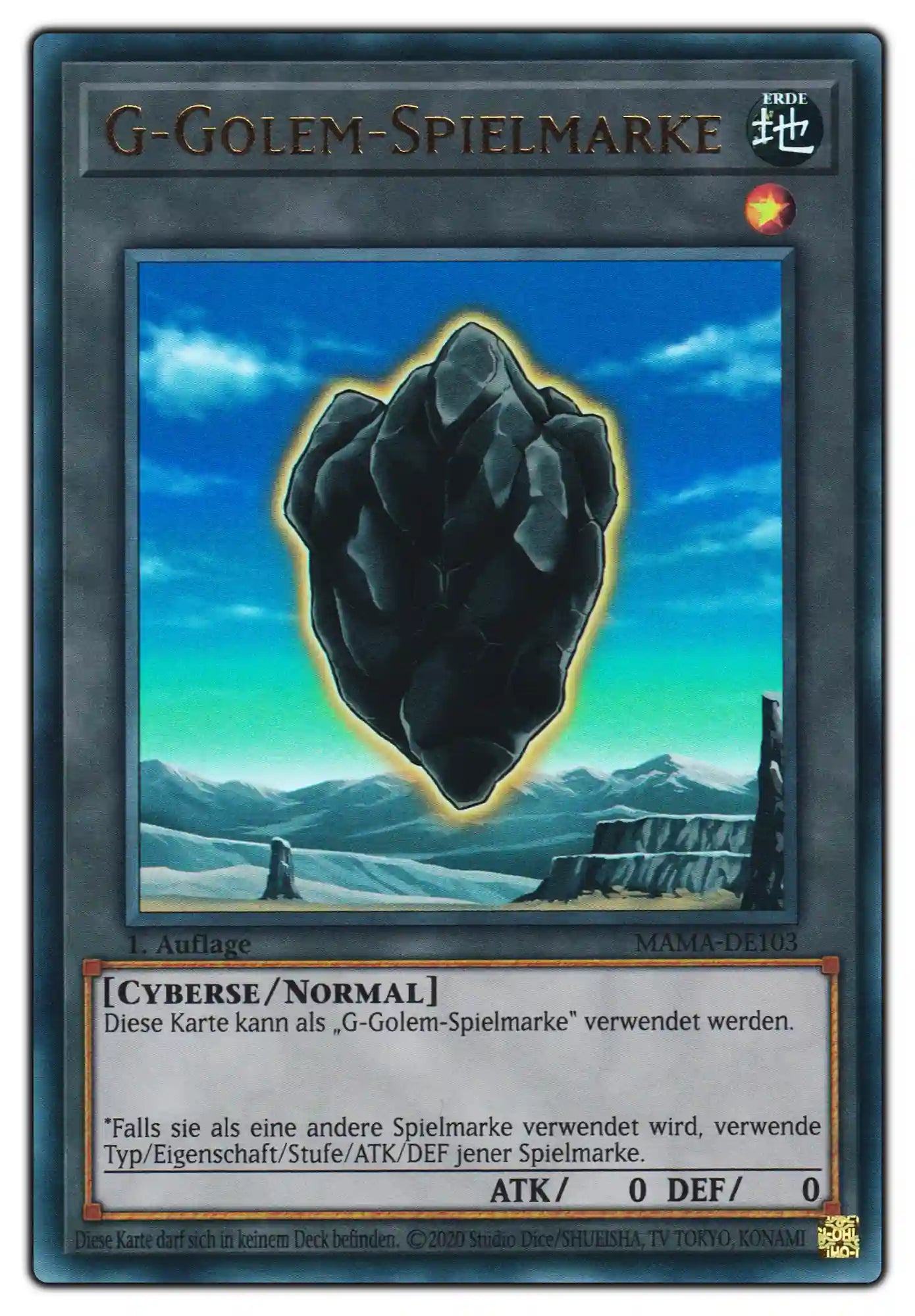MAMA-DE103 G-Golem-Spielmarke