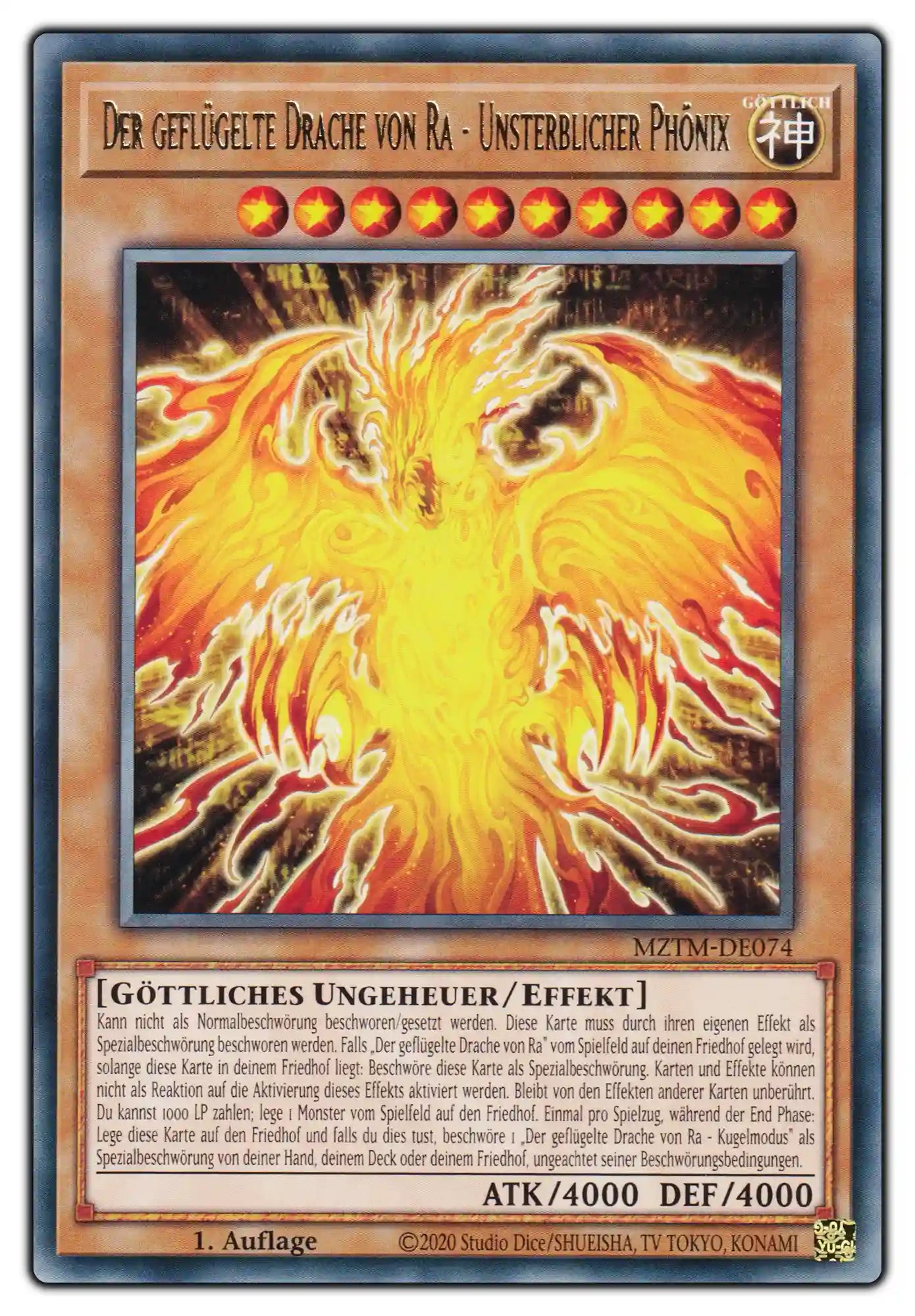 MZTM-DE074 Der geflügelte Drache von Ra - Unsterblicher Phönix