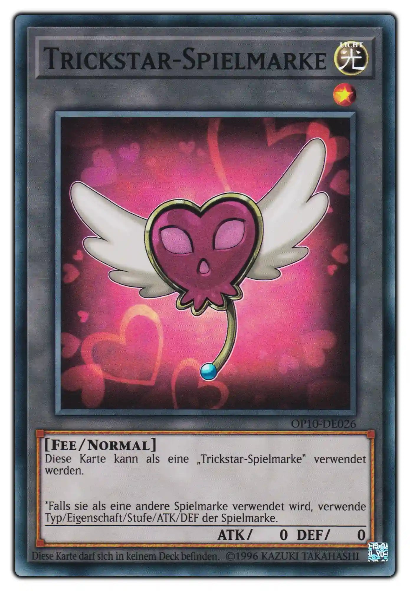 OP10-DE026 Trickstar-Spielmarke