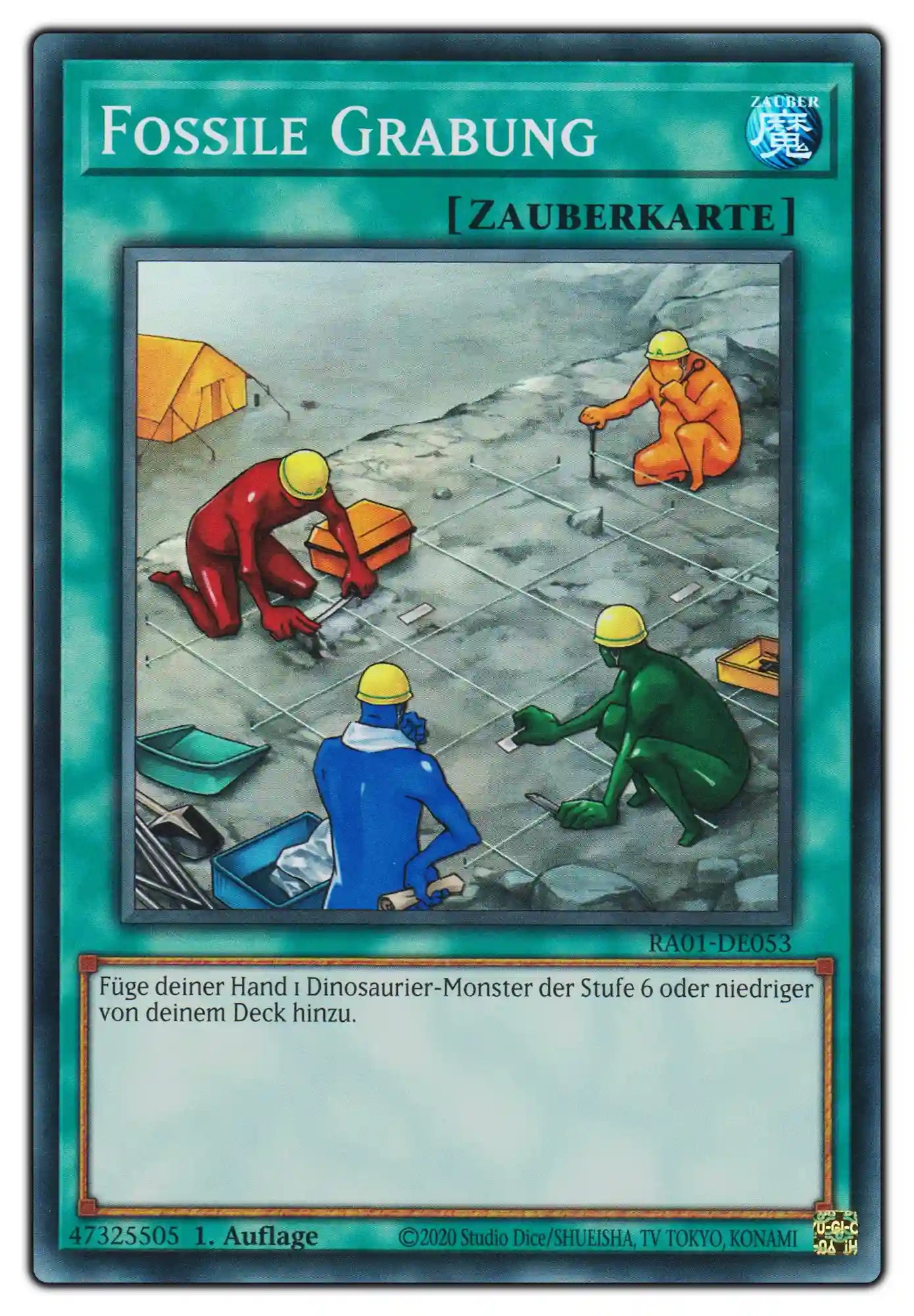 RA01-DE053 Fossile Grabung Super Rare