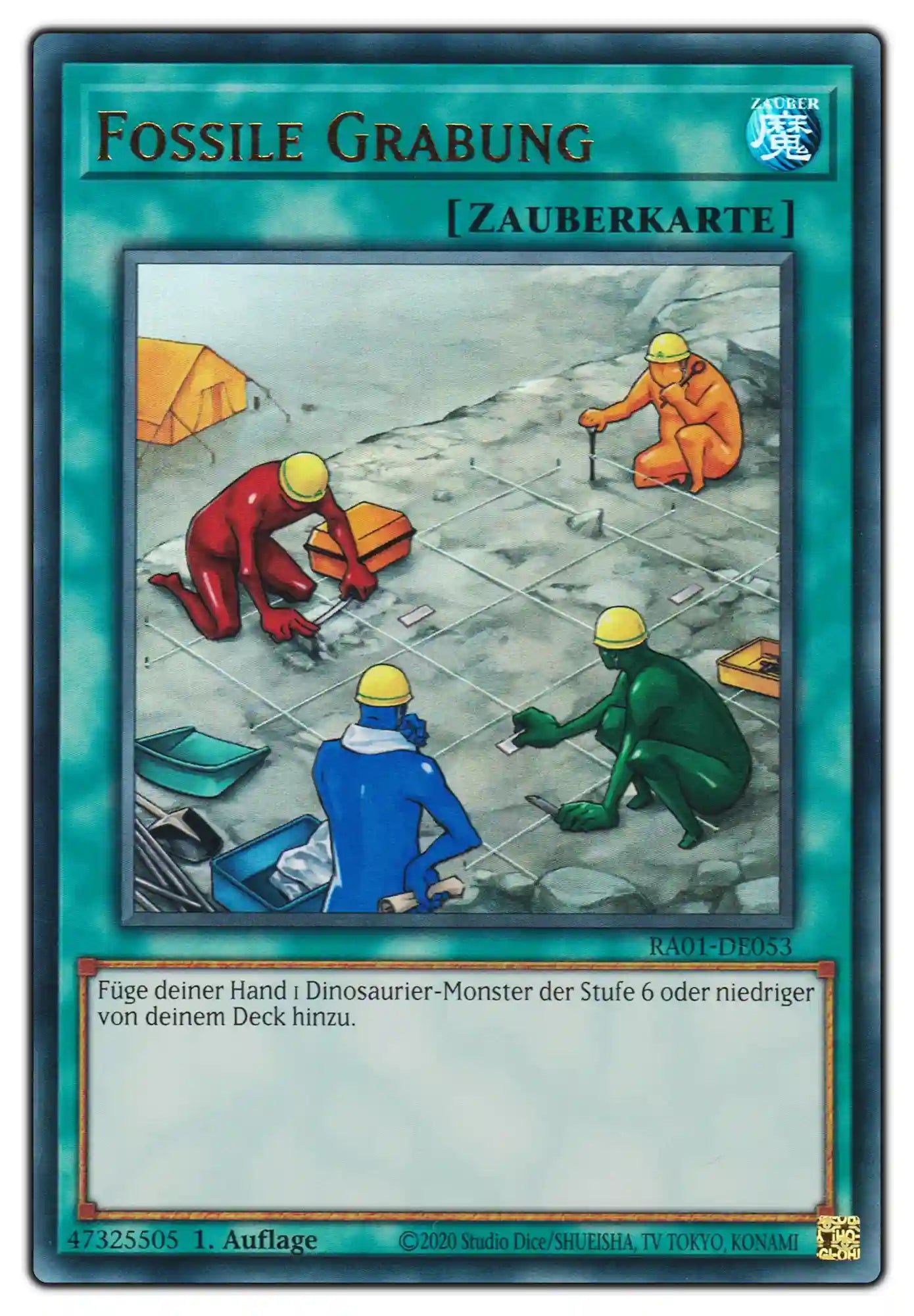 RA01-DE053 Fossile Grabung Ultra Rare