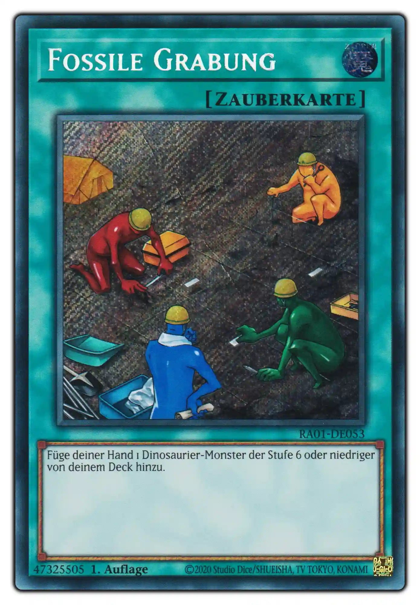 RA01-DE053 Fossile Grabung Secret Rare
