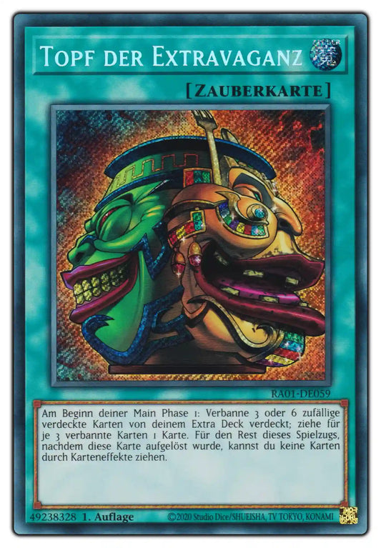 RA01-DE059 Topf der Extravaganz Secret Rare