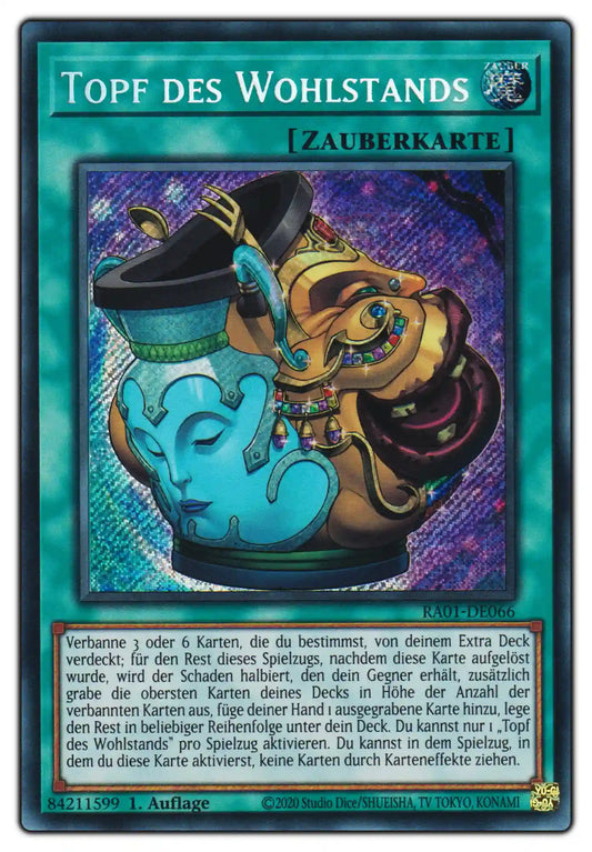 RA01-DE066 Topf des Wohlstands Secret Rare