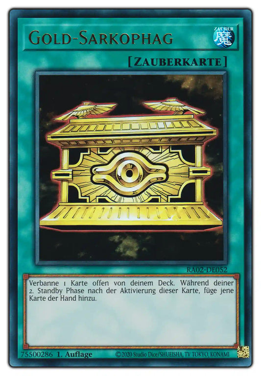 RA02-DE052 Gold-Sarkophag Ultra Rare