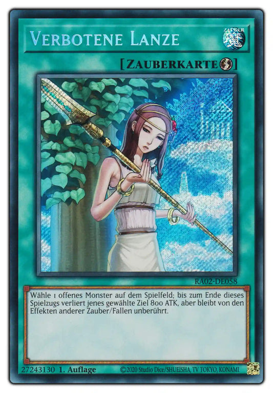 RA02-DE058 Verbotene Lanze Secret Rare