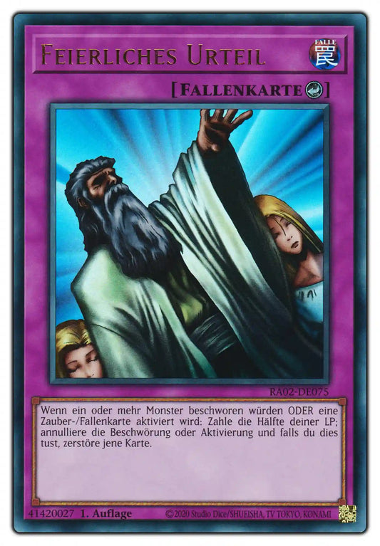 RA02-DE075 Feierliches Urteil Ultra Rare