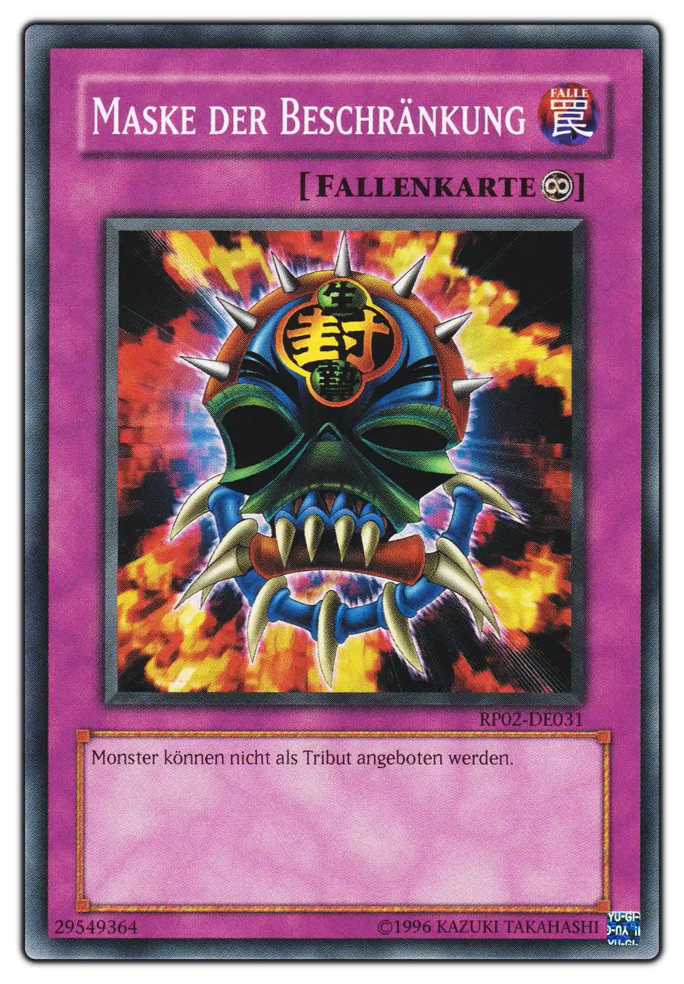 RP02-DE031 Maske der Beschränkung