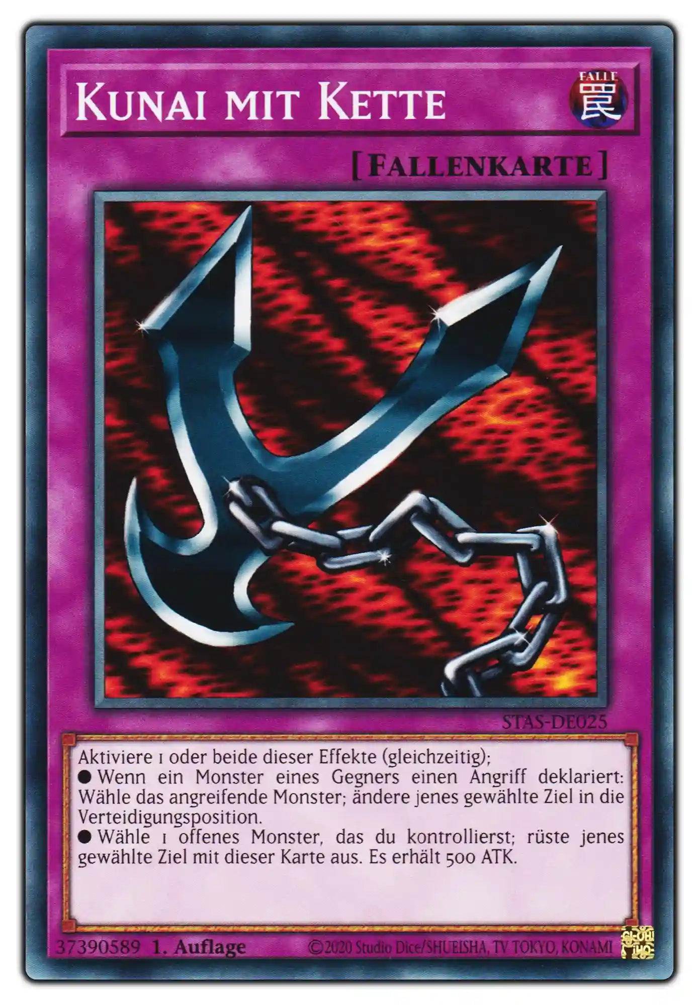 STAS-DE025 Kunai mit Kette