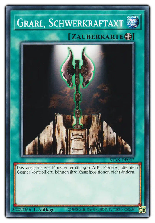 STAX-DE027 Grarl, Schwerkraftaxt