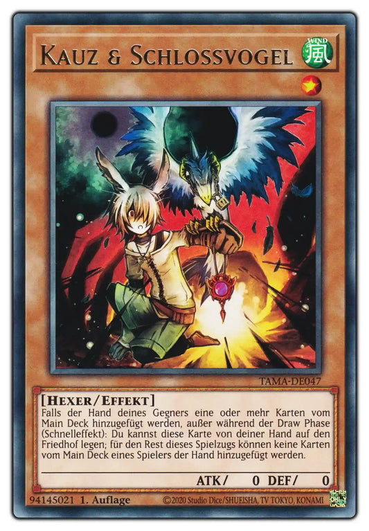 TAMA-DE047 Kauz & Schlossvogel